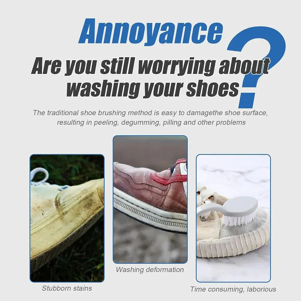Crème voor het reinigen en witter maken van schoenen