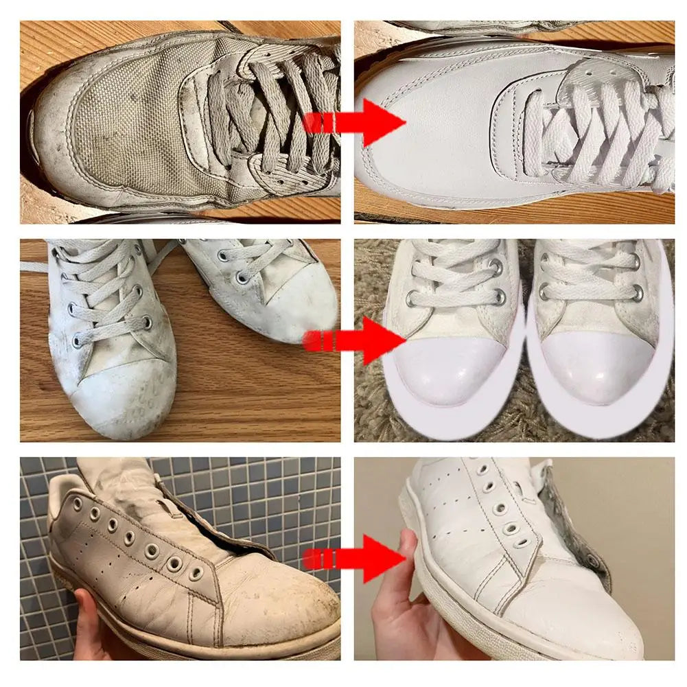 Crème voor het reinigen en witter maken van schoenen