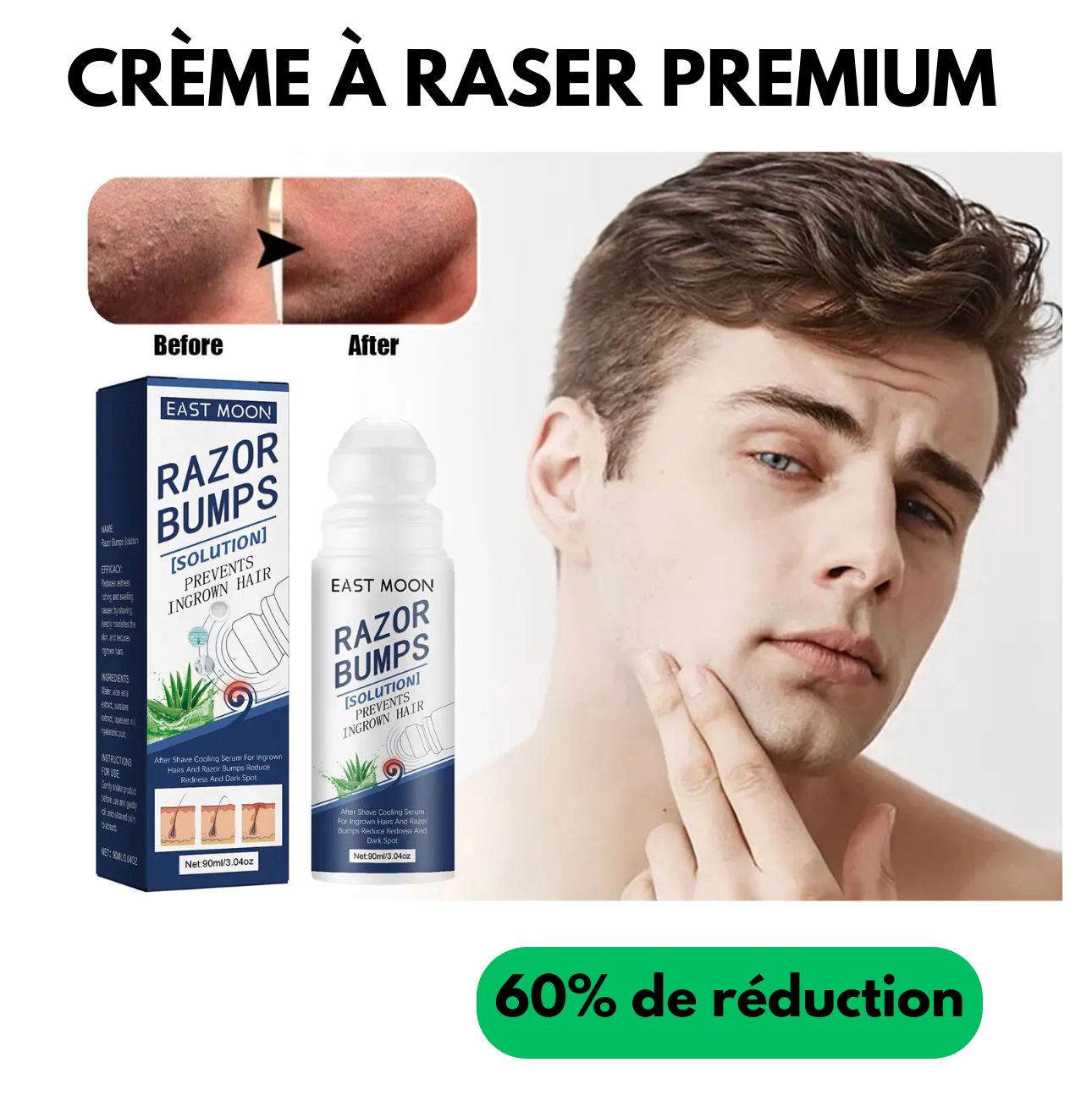 Scheerschuim voor de gevoelige huid