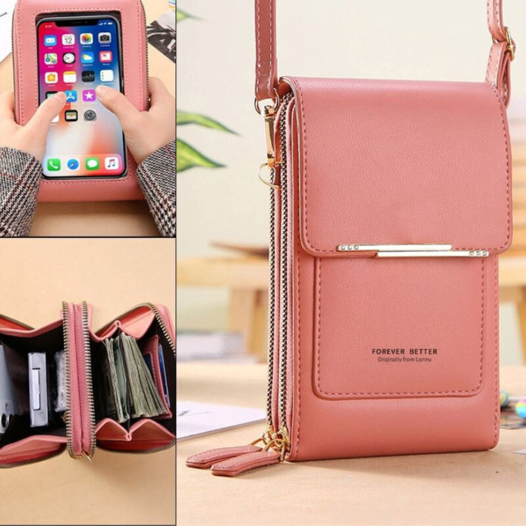 The Max | Leather Crossbody Bag with Touchscreen 