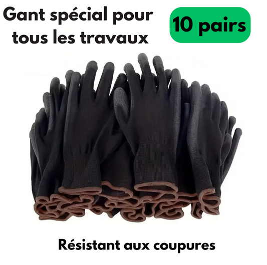 Set van 10 hoogwaardige beschermende handschoenen