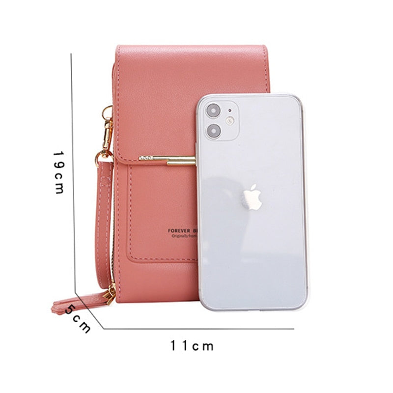 The Max | Leather Crossbody Bag with Touchscreen 
