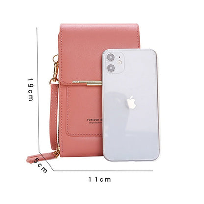 The Max | Leather Crossbody Bag with Touchscreen 