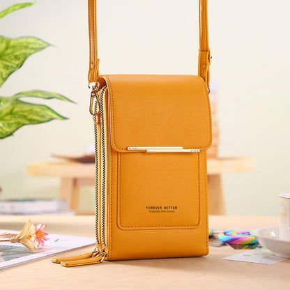 The Max | Leather Crossbody Bag with Touchscreen 