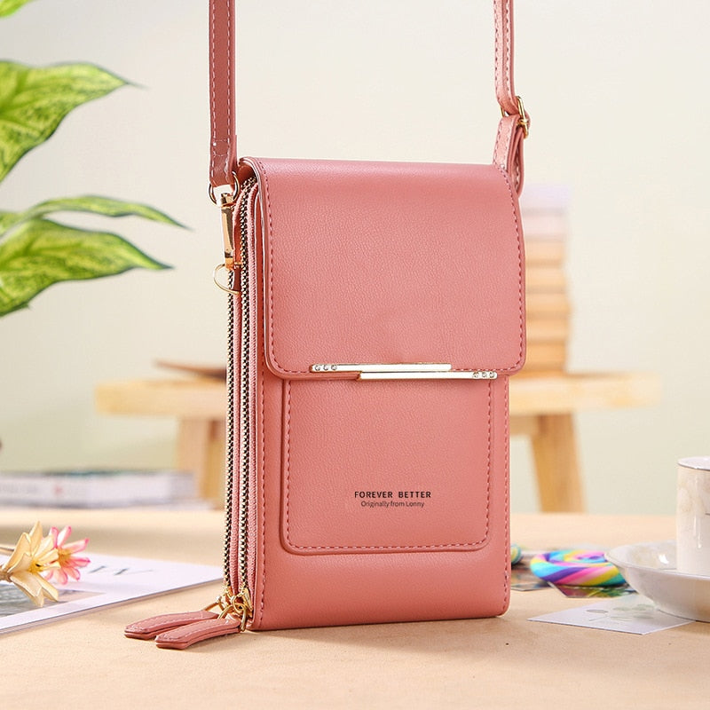 The Max | Leather Crossbody Bag with Touchscreen 