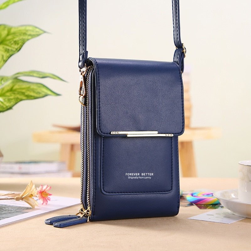 The Max | Leather Crossbody Bag with Touchscreen 