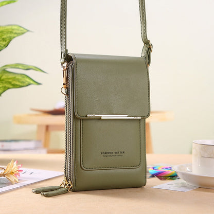 The Max | Leather Crossbody Bag with Touchscreen 